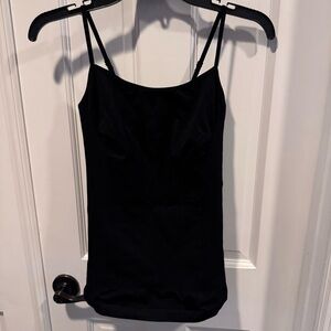 NWOT Nautica Intimates Black Shapewear‎ Camisole Tank Top Size L